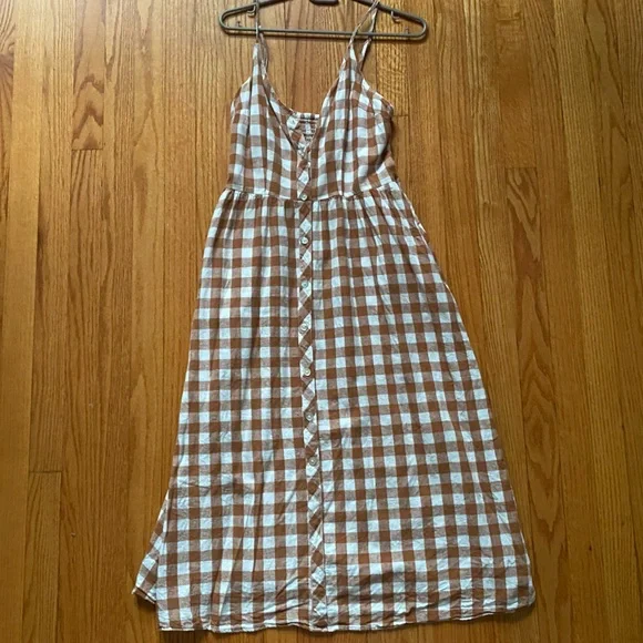a new day | Gingham Dress - Picture 1 of 4